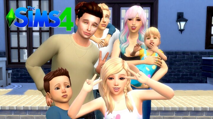 New Family of 6 Weekend Routine & Goldie Ballet Class - Titi Plus Sims 4