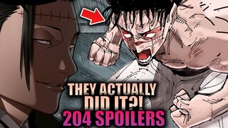 THEY ACTUALLY DID IT?! / Jujutsu Kaisen Chapter 204 Spoilers