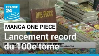 France : Lancement record du 100e tome du manga "One Piece" • FRANCE 24