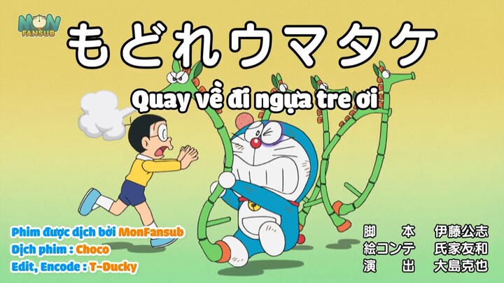 Doraemon VIET SUP Tập 747 Quay Về Di Ngựa Tre Ơi Cây Xoa Dịu