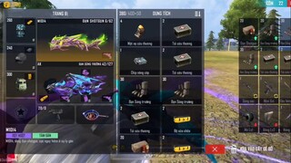 free fire _ lên đồ đạt G lấy top 1 . không chơi không thắng