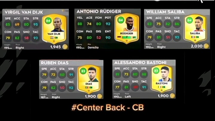#dream League all position best player