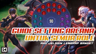 ARCANA PAGE MU ILANG ? GUIDE LENGKAP SETTING ARCANA SEMUA ROLE !!