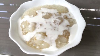 วิธีทำข้าวเหนียวเปียกลำไย / How to cook sweet glutinous rice mixed with longan / ครัวแม่โบ