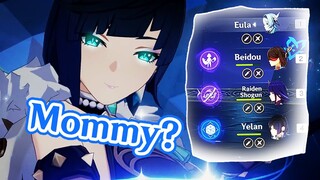 I HAVE...MOMMY? SORRY. MOMMY TEAM? 😏