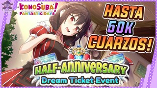 KonoSuba: Fantastic Days [GL] || [Tickets de Sueño] Como Funcionan? Como Ver Que Gane en la Lotería?