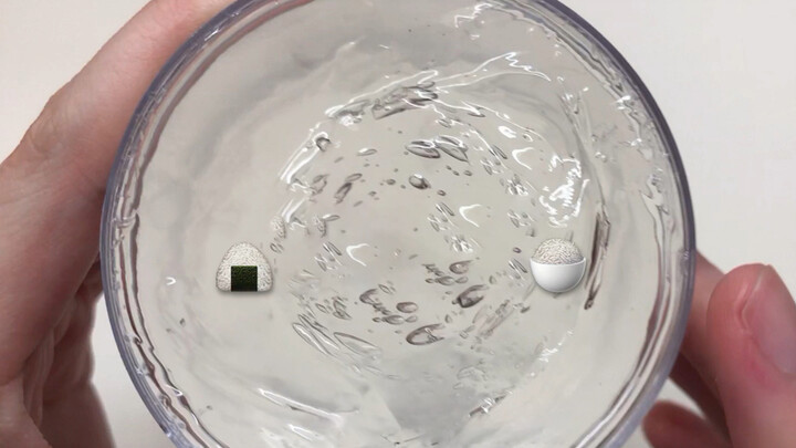 [DIY]Playing transparent slime