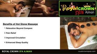 HOT STONE MASSAGE FOR RELAXATION IN THE BEST MASSAGE SPA IN AJMAN