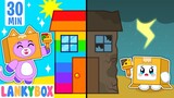Magic Colors - LankyBox Paint Brush Colors The World! | LankyBox Channel Kids Cartoon