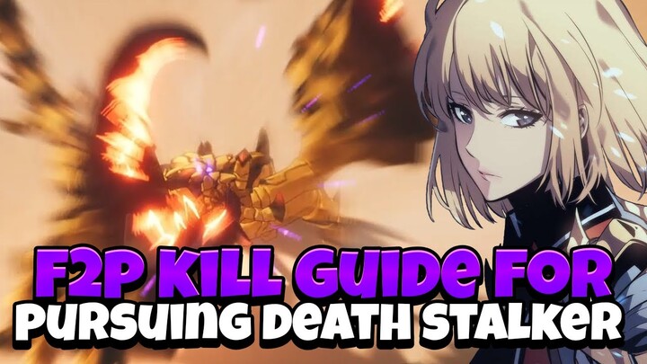 F2P PURSUING DEATH STALKER ENCORE GUIDE! SETUPS & GAMEPLAY! [Solo Leveling: Arise]