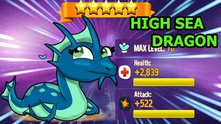 Cực Ngon Cho Rồng HIGH SEA DRAGON Lên 5 Sao Vàng AQUAMAN KING - Dragon City Top Game Android Ios