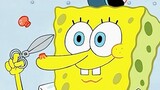 SpongeBob's hands are washed so clean that even his palms are gone. He is really ruthless.
