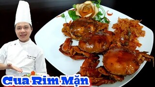 Cách làm món Cua Rim Mặn đơn giản || món ngon từ Cua biển