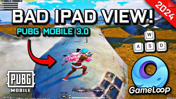 1500 × 1440 มุมมอง iPad View ที่แย่ที่สุด🤣 พับจีโมบาย PUBG MOBILE PC 90FPS Emulator Gameloop (2024)