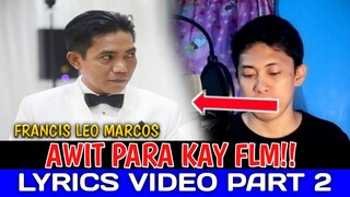 "BARAKO" Francis Leo Marcos Lyrics Video (Rap Song)