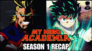 My Hero Academia Season 1 Recap : From Quirkless to Hero