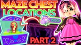 ALL MAZE CHEST LOCATIONS! *PART 2* EASY GUIDE! ROBLOX Royale High Royalloween Wickery Cliffs Update