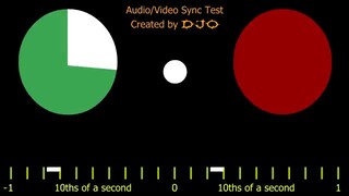 Audio sync test for bluetooth