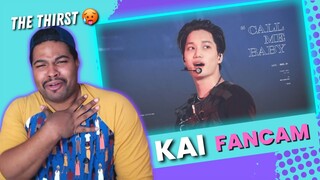 The Thirst Is REAL 👀🥵 | SINGER REACTS to EXO 카이 - “Call Me Baby” (KAI Fancam) | REACTION