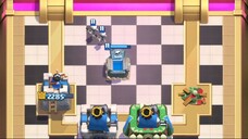 Clash Royale: 20/4 gameplay (teamwork intense fight)