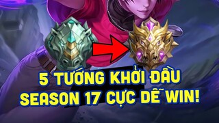 MLBB | SEASON 17 ĐÃ TỚI! ĐÂY LÀ 5 TƯỚNG LEO TỪ SỬ THI LÊN HUYỀN THOẠI CỰC DỄ WIN! | Tốp Mỡ Gaming