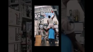 Did he just dunk on a WALLMART worker?! #viral #meme #shorts credits:@brandonconner18