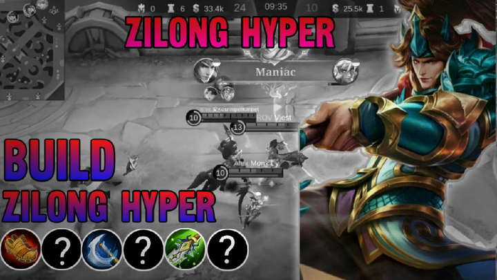 Build Zilong Tersakit Saat jadi Hyper