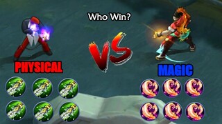 DAKZY MAGE BUILD CHOU vs PRO PHYSICAL BUILD CHOU 🔥 WHO WIN?