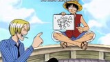 ketika sanji dan luffy membayangkan manusia ikan di grandline😂