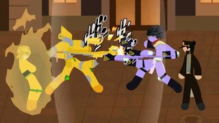 Stickman, Jotaro Kujo VS DIO,