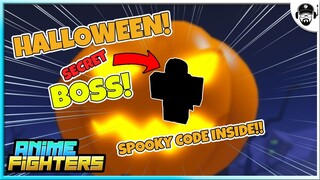 Anime Fighters EVENT SECRET BOSS location | Halloween Spooky Island | ROBLOX