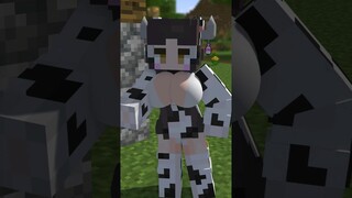 Milk is the Best Ingredient for Making a Cake - minecraft animation #shorts