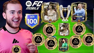 SELEÇÃO DO TOTS DE GER 100 NO FC MOBILE 24 🤑 3 BILHÕES DE COINS