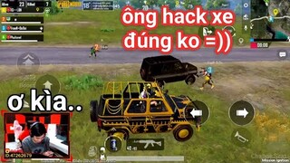 PUBG Mobile - Gặp Người Lạ Nghi Ngờ Lộc Hack Xe Và Cái Kết Xin Bản Hack Boom :D