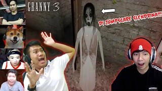 TERIAKAN ACI GAMESPOT & MIAWAUG DI JUMPSCARE SLENDRINA | Granny 3 Indonesia