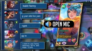 FANNY PRANK😂 | 6K MATCHES DI SILA NAG TIWALA | OPEN MIC | MLBB