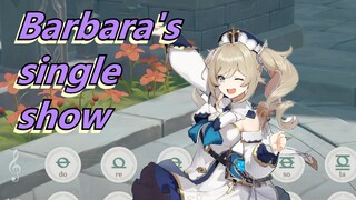 Barbara's single show