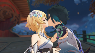 [Game][Genshin] Kisah Rahasia Lumine & Xiao: Crystalfly Untuk Ciuman