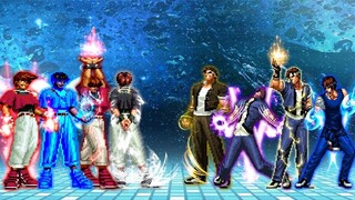 KOF MUGEN: Chris Team VS Shingo Team!!!