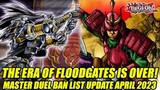The Era Of Floodgates Is Over! Yu-Gi-Oh! Ban List Master Duel Update April 2023