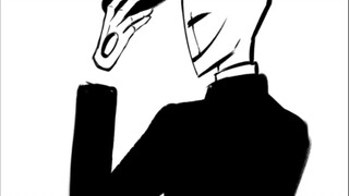 Gaster dancing drawn by staying up late