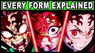 All of Tanjiro's Forms and Their Powers Explained! (Demon Slayer Every Tanjiro Transformation)