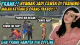 PRANK NYAMAR JADI CEWEK❗ DI TRAINING | MALAH KETEMU 3 ORANG PAKBOY AUTO SIKAT!!!!