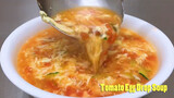 [Food][DIY]How to make creamy tomato and egg soup?