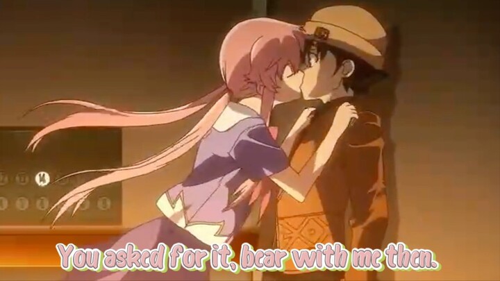 Romantic kiss