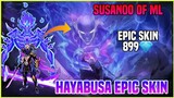 Hayabusa Epic Skin 899💎 Diamonds Update | Version 2 | The Susanoo | MLBB