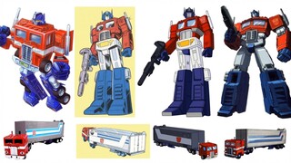 [Transformers G1] So sánh sự thay đổi ngoại hình của nhân vật~[Số 1]