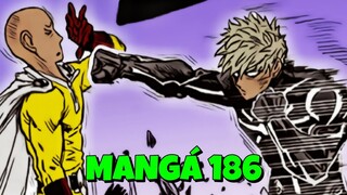 One Punch Man 186 - SAITAMA não tá nem aí pro GENOS! CIBORGUE DEMONÍACO conta tudo pra seu mestre!