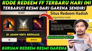 KODE REDEEM FREE FIRE TERBARU 18 FEBRUARI 2023 HARI INI