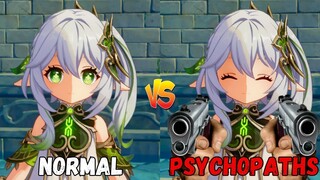 !NORMAL VS PSYCHOPATHS! On Nahida Rerun {Genshin Impact}